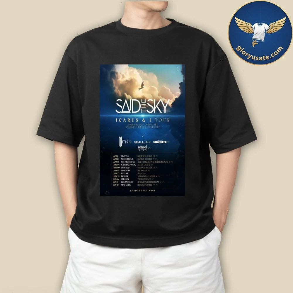 Said The Sky Icarus &amp; I Tour 2026 Poster Shirt