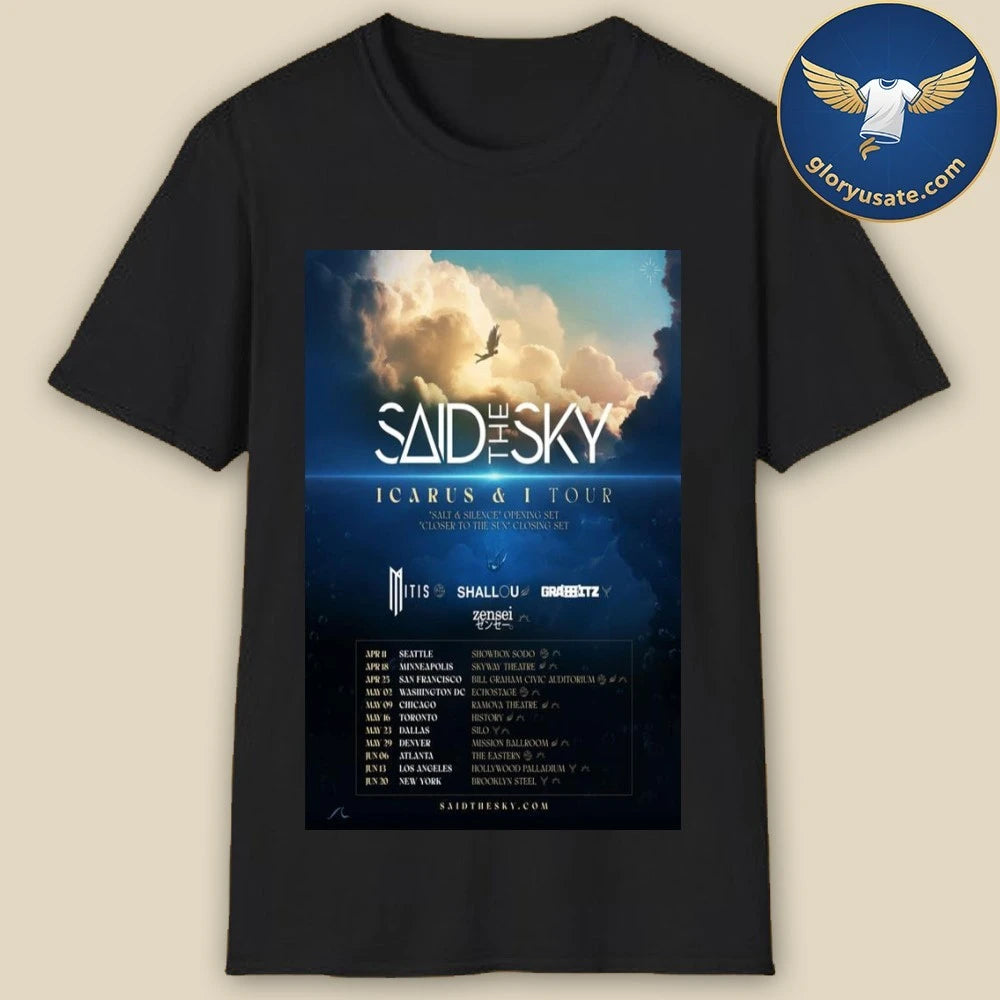 Said The Sky Icarus &amp; I Tour 2026 Poster Shirt