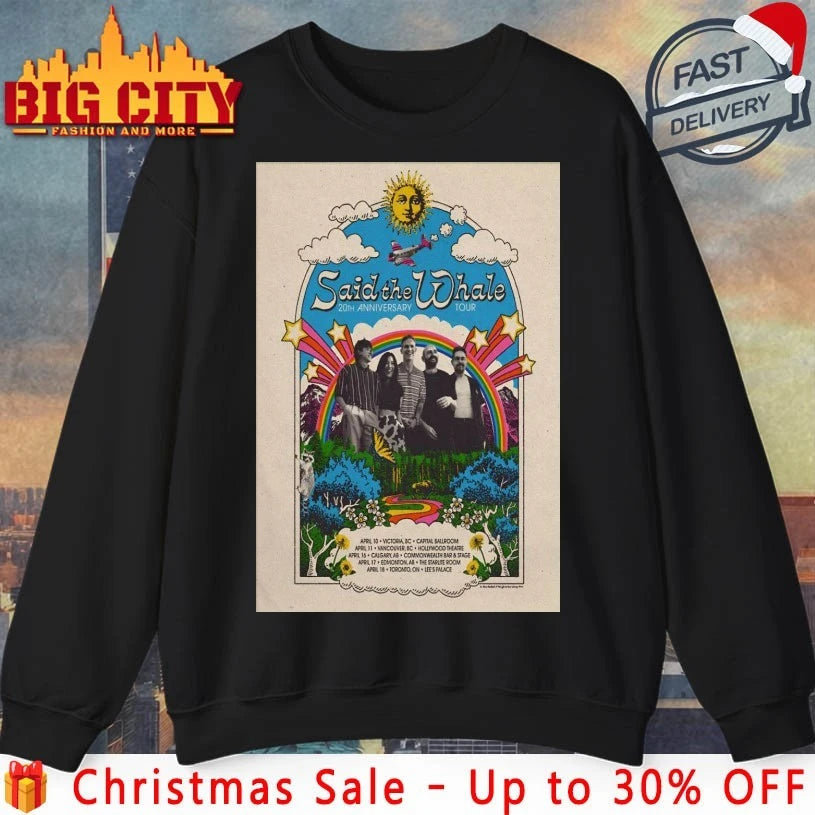 Said The Whale 20th Anniversary Tour 26 Poster shirt