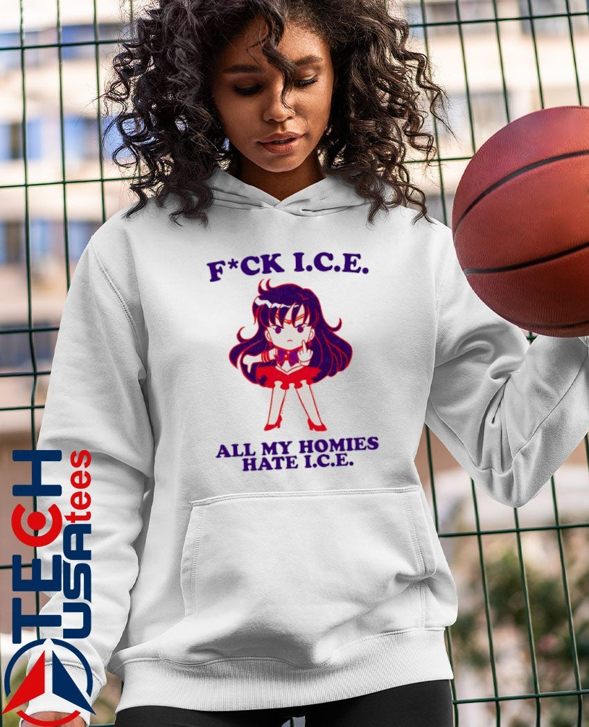 Sailor Mars fck I.C.E. all my homies hate I.C.E. shirt