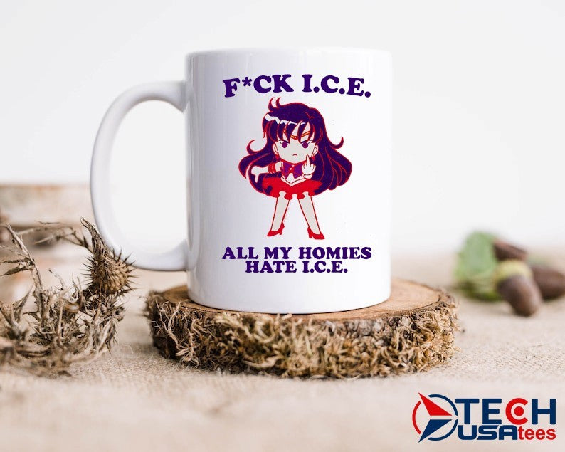 Sailor Mars fck I.C.E. all my homies hate I.C.E. shirt