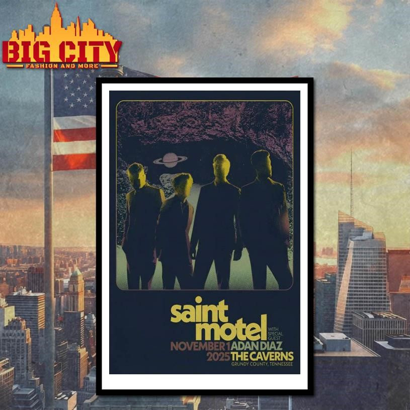 Saint Motel Nov 1 2025 The Caverns Grundy County TN Poster Shirt