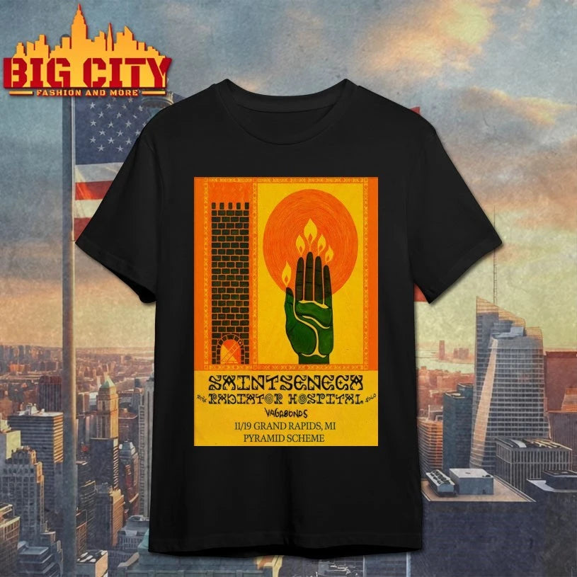 Saintseneca Nov 19 2025 The Pyramid Scheme Grand Rapids MI Poster shirt