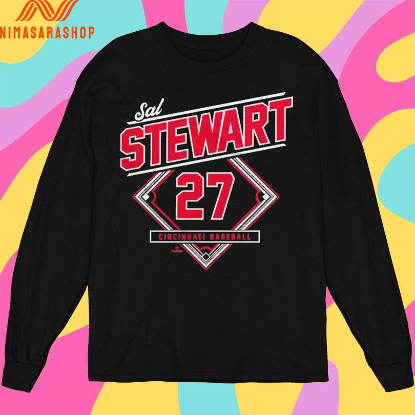 Sal Stewart 27 Cincinnati Baseball Classic Diamond Shirts