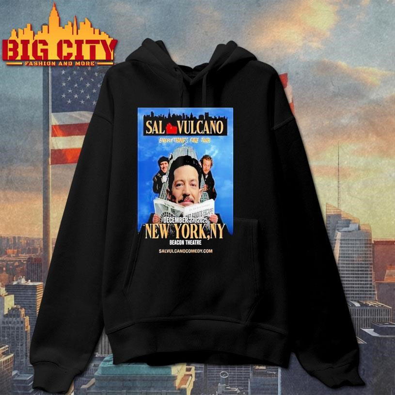 Sal Vulcano New York December 27 2025 Show Shirt