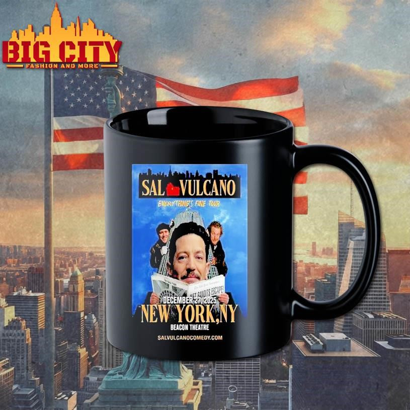 Sal Vulcano New York December 27 2025 Show Shirt