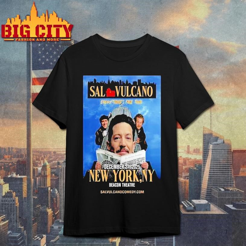 Sal Vulcano New York December 27 2025 Show Shirt
