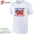 Sally O’malley I Like To Kick Stretch And Kick 4th Of July shirt