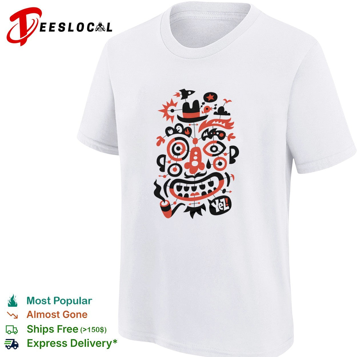 Salvador Dali Surrealist Abstract Portrait Yez Surrealism Shirt
