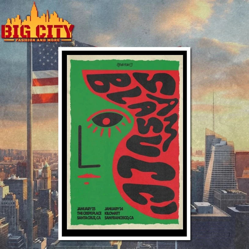 Sam Blasucci California Jan 23-24 2026 Tour Poster shirt
