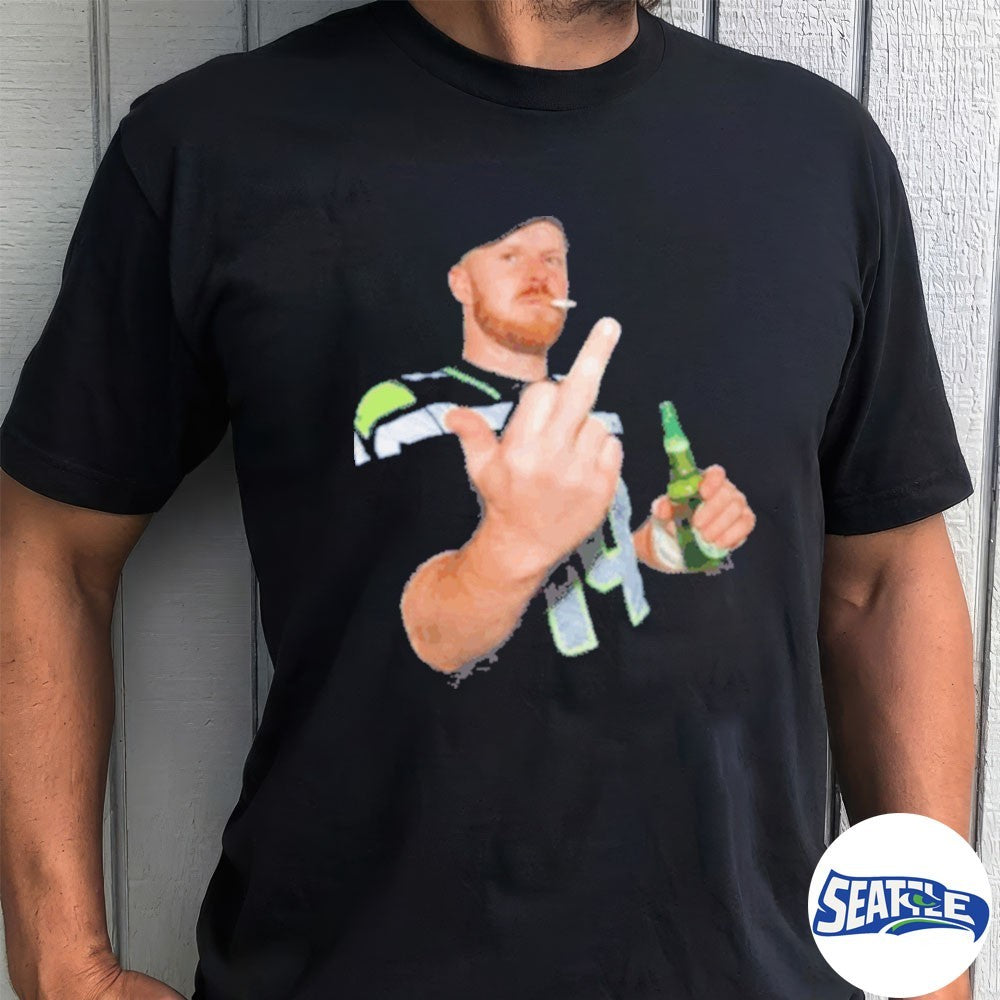 Sam Darnold Flipping The Bird Seahawks Shirt