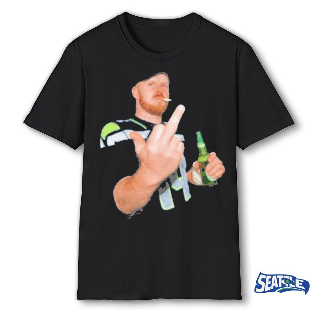 Sam Darnold Flipping The Bird Seahawks Shirt