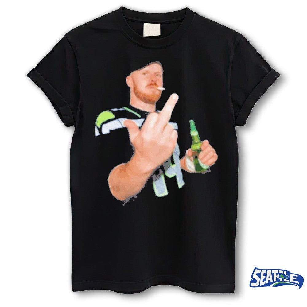Sam Darnold Flipping The Bird Seahawks Shirt