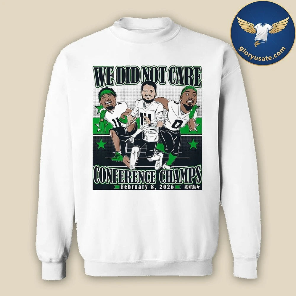 Sam Darnold, Jaxon Smith-Njigba, &amp; DeMarcus Lawrence Conference Champions Caricatures Graphic Shirt