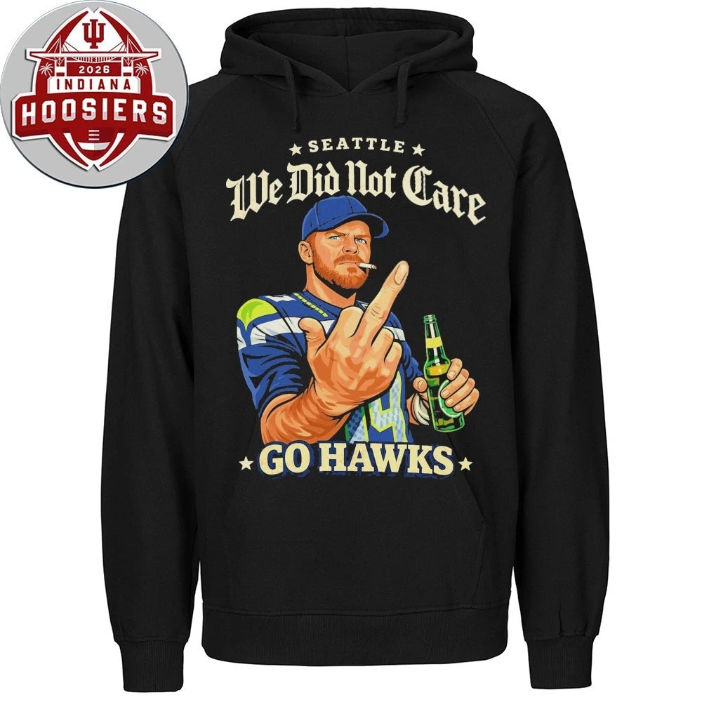 Sam Darnold Middle Finger The Viral Ernest Jones Parade Shirt Seattle We Did Not Care Go Hawks Tee