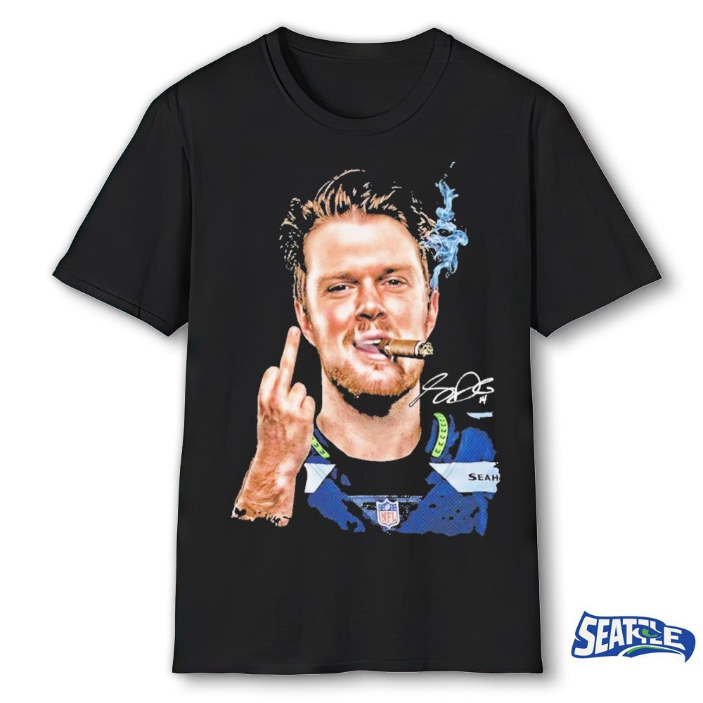 Sam Darnold Midlle Finger Signature Meme shirt