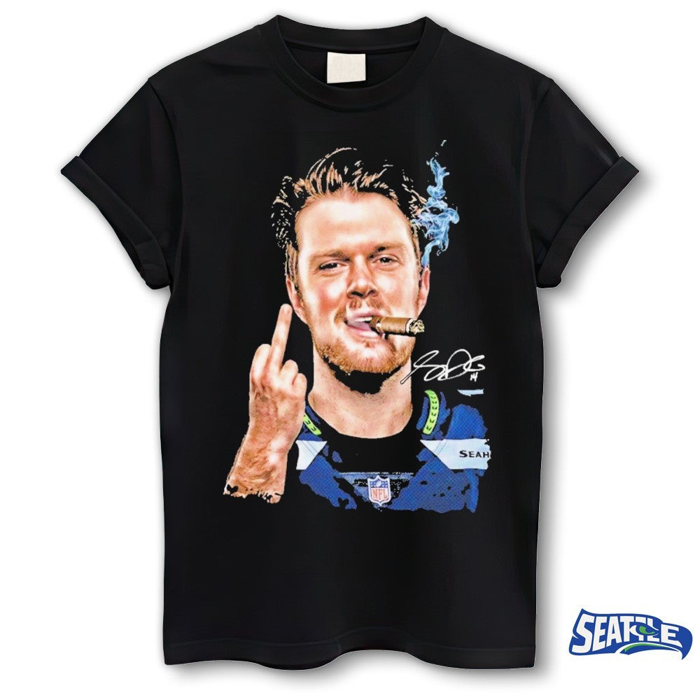 Sam Darnold Midlle Finger Signature Meme shirt