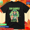 Sam Darnold The Bird Flip Shirt Flipping The Bird Graphic T-Shirt