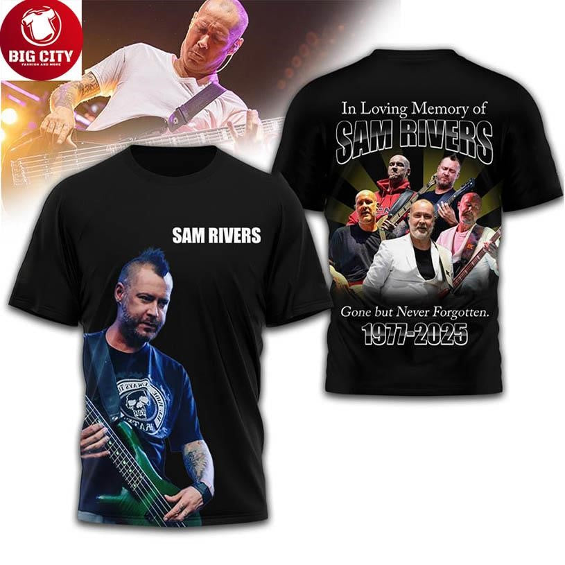 Sam Rivers In Loving Memory Memorial 2025 New Two Sided Shirt