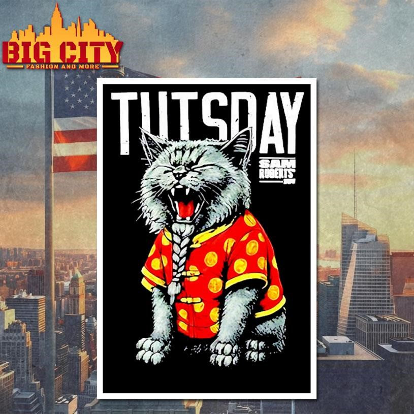 Sam Roberts Tutsday Cat shirt
