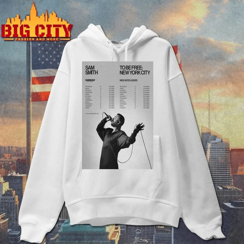 Sam Smith New York City 2025 Tour Poster Shirt