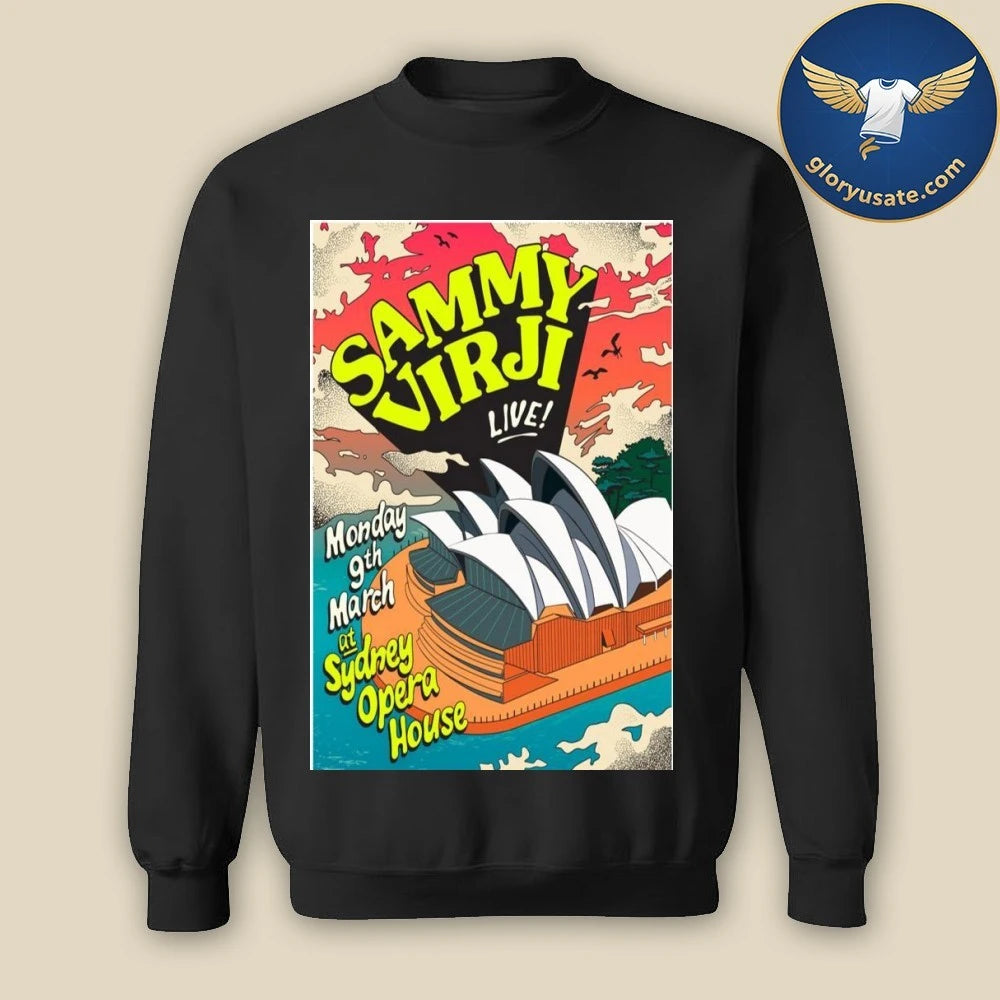 Sammy Virji Sydney Opera House March 9 2026 Concert Poster Shirt