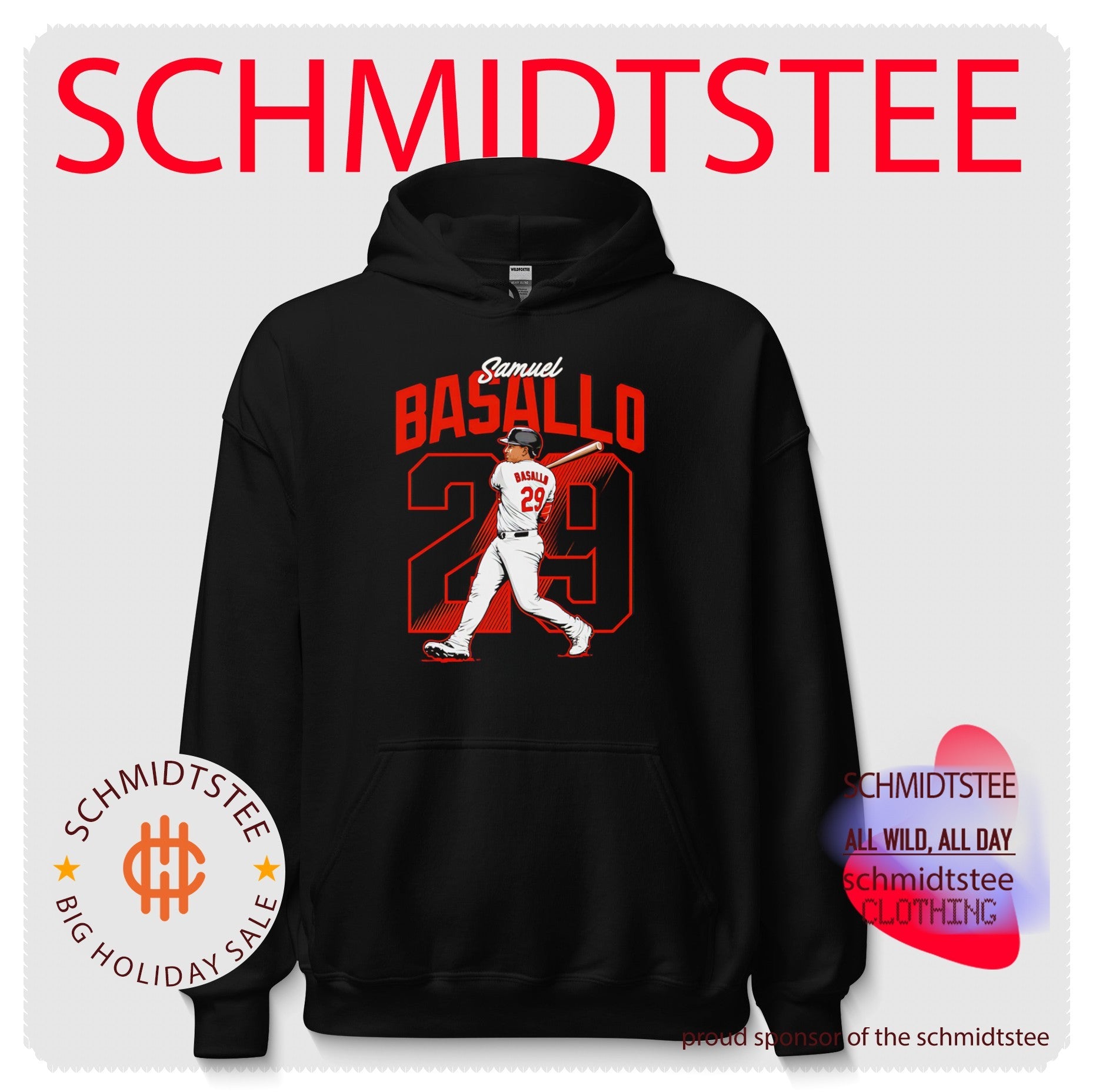 Samuel Basallo Baltimore Orioles 29 Outline shirt
