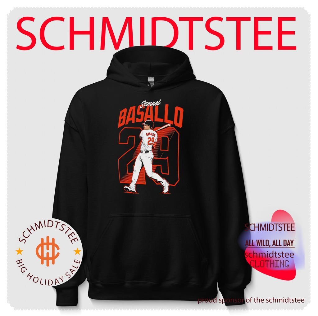 Samuel Basallo Baltimore Orioles Number 29 Swing graphic shirt