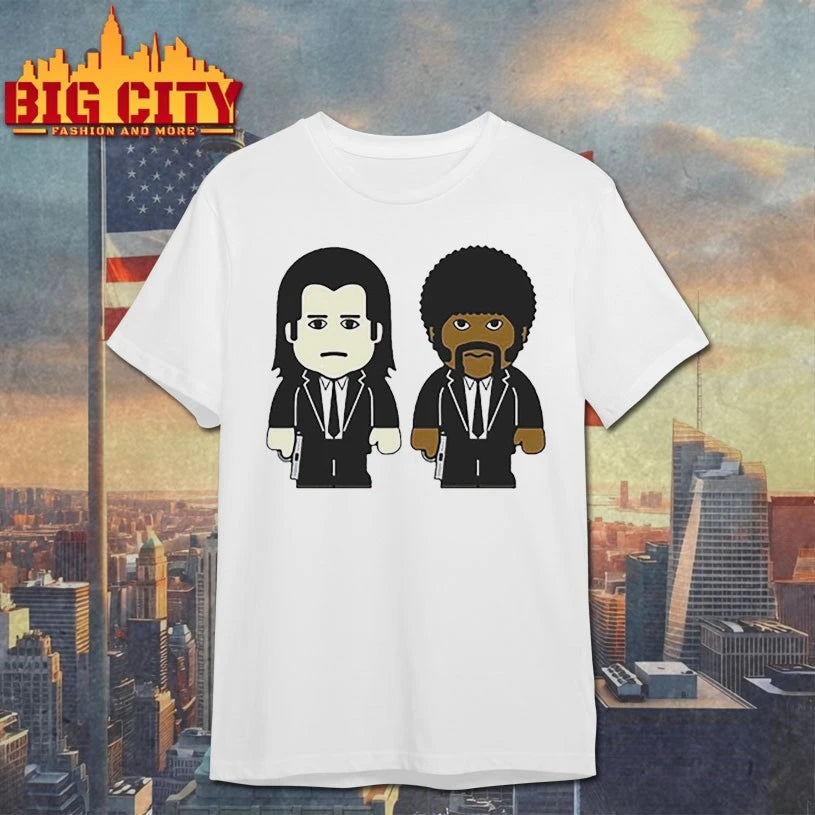 Samuel L Jackson Wearing Pulp Fiction Jules And Vincent shirt