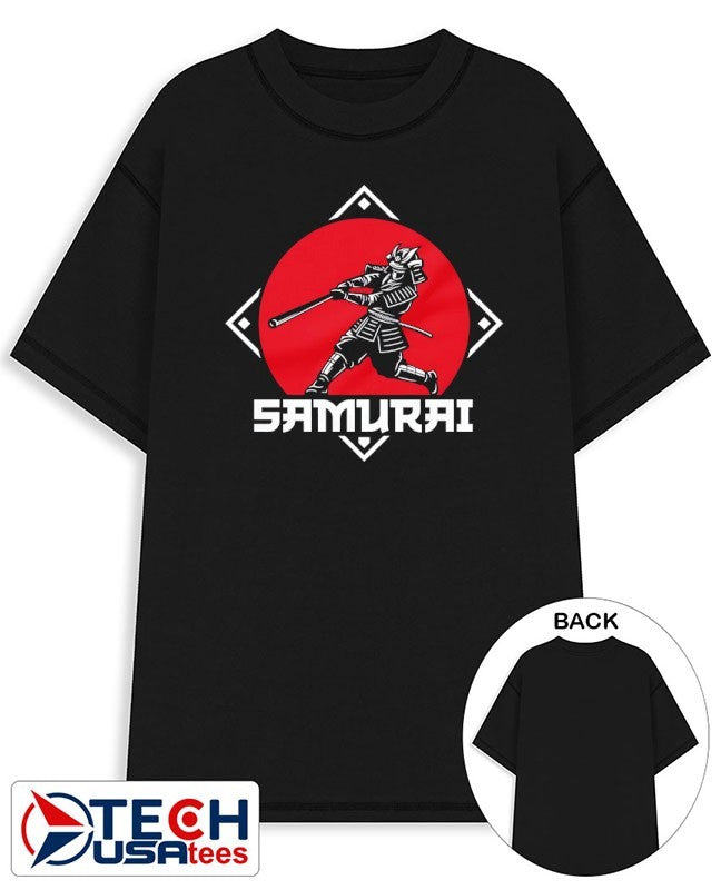 Samurai Hitter Baseball logo shirt