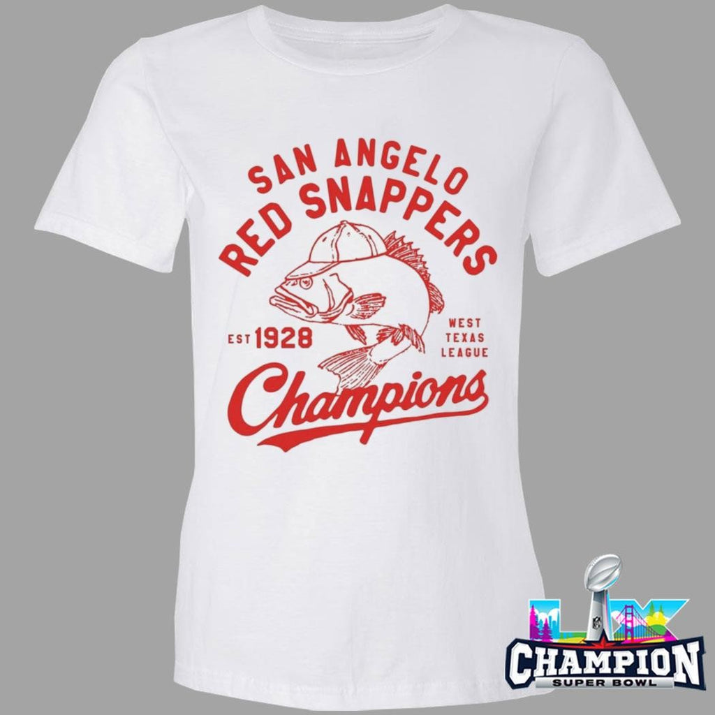 San Angelo Red Snappers Champions Shirt