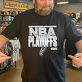 San Antonio Spurs Black 2026 NBA Playoffs T-Shirt