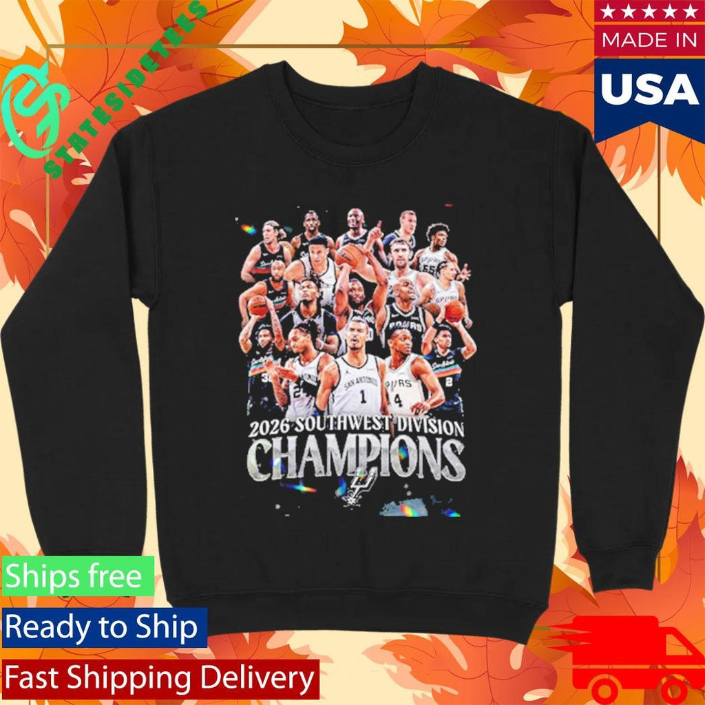 San Antonio Spurs NBA Champions 2026 Southwest Division Championship Shirt
