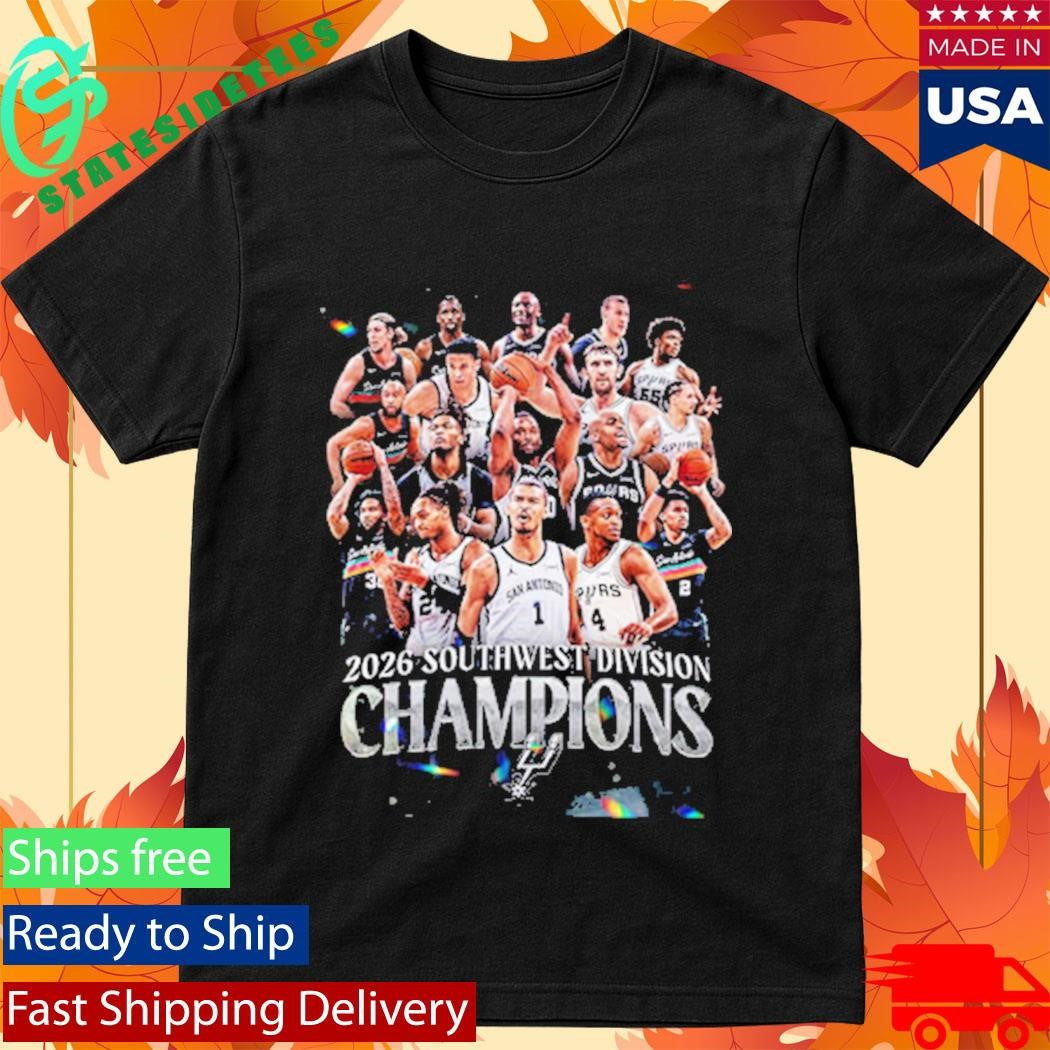 San Antonio Spurs NBA Champions 2026 Southwest Division Championship Shirt