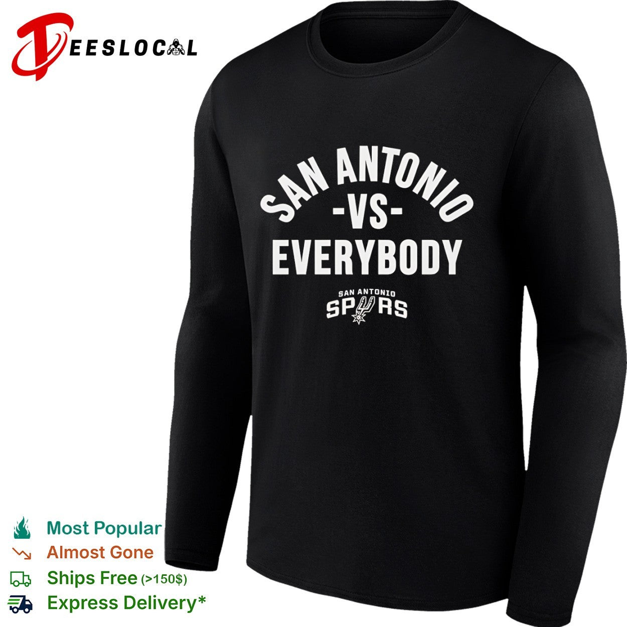 San Antonio Spurs vs Everybody San Antonio Spurs basketball shirt