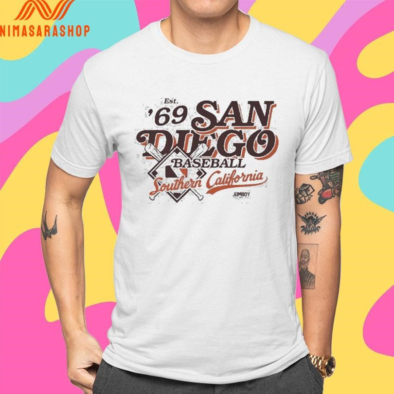 San Diego Baseball Southern California Est ’69 Shirts