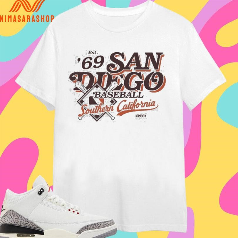 San Diego Baseball Southern California Est ’69 Shirts
