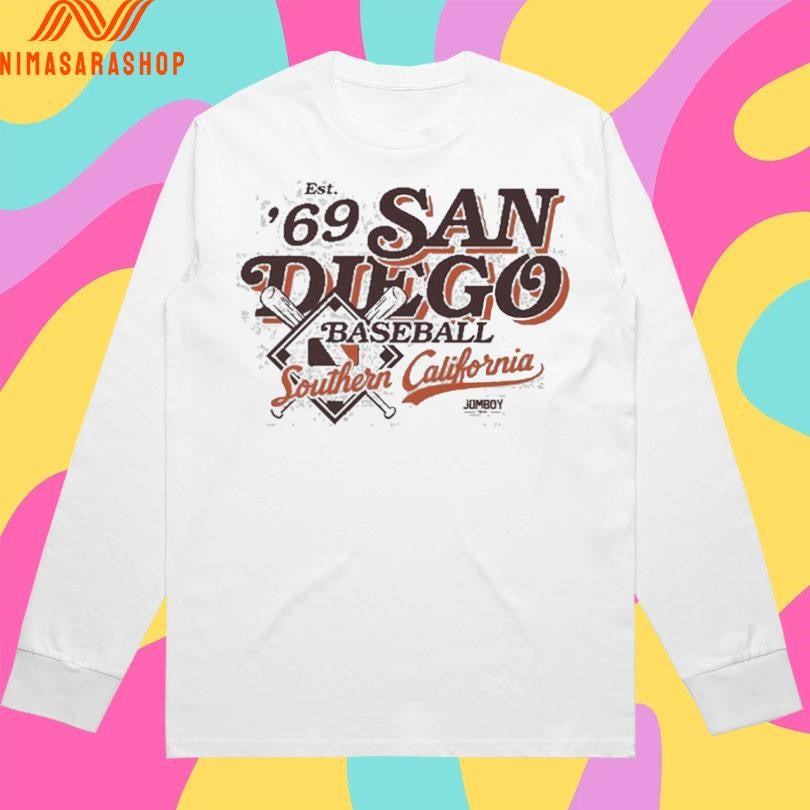 San Diego Baseball Southern California Est ’69 Shirts