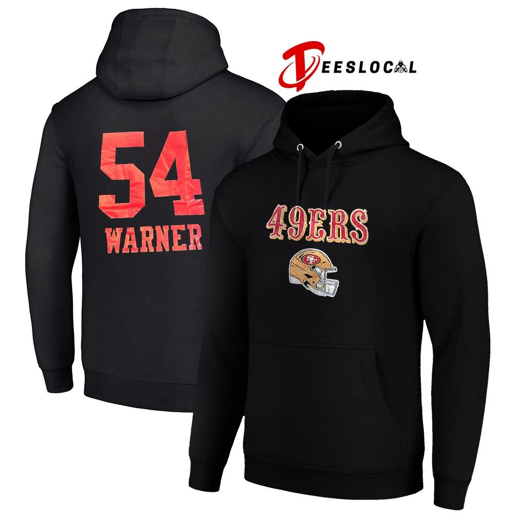 San Francisco 49ers Fred Warner 54 name and number shirt