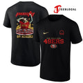 San Francisco 49ers x Post Malone Posty stadium shirt