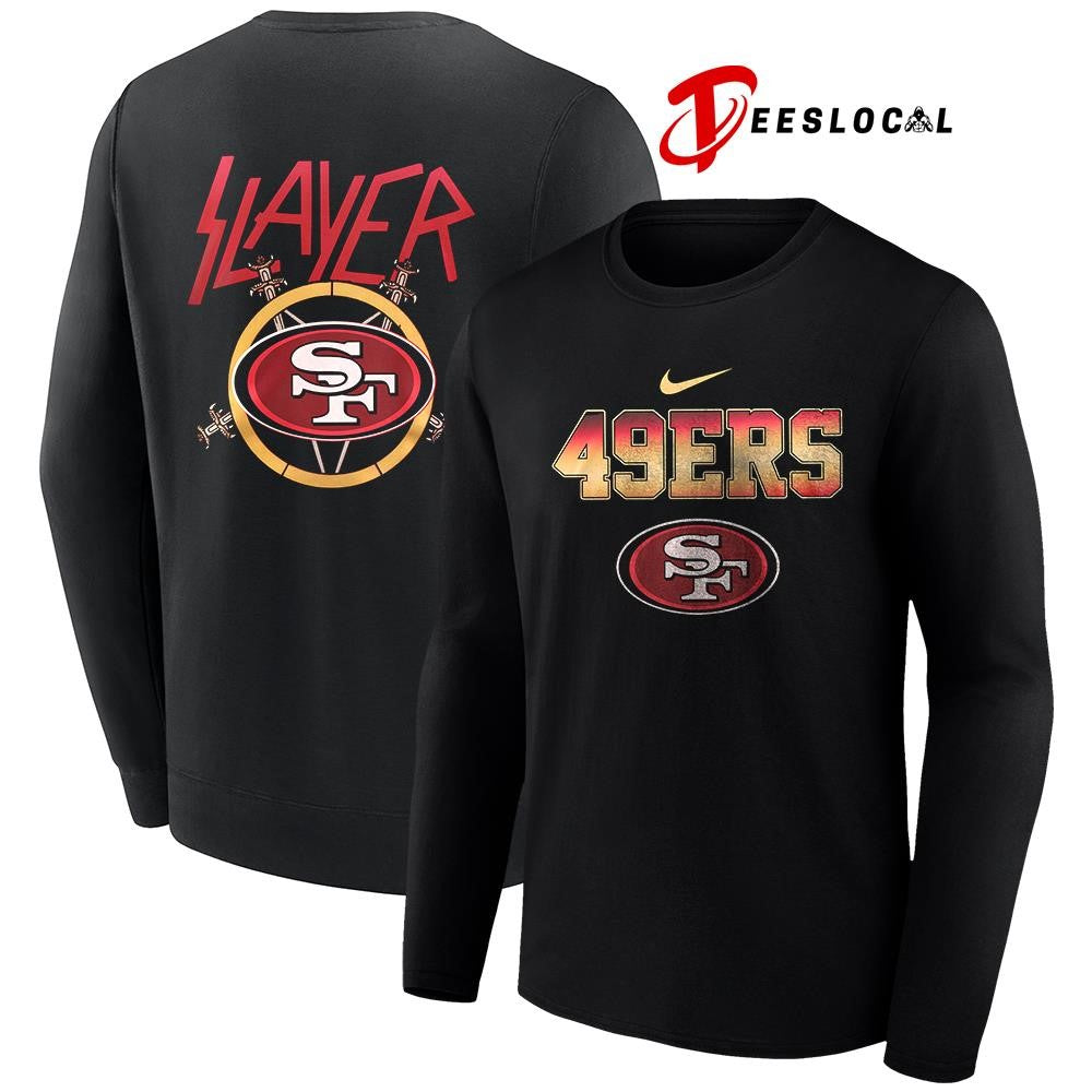 San Francisco 49ers x Slayer logo shirt