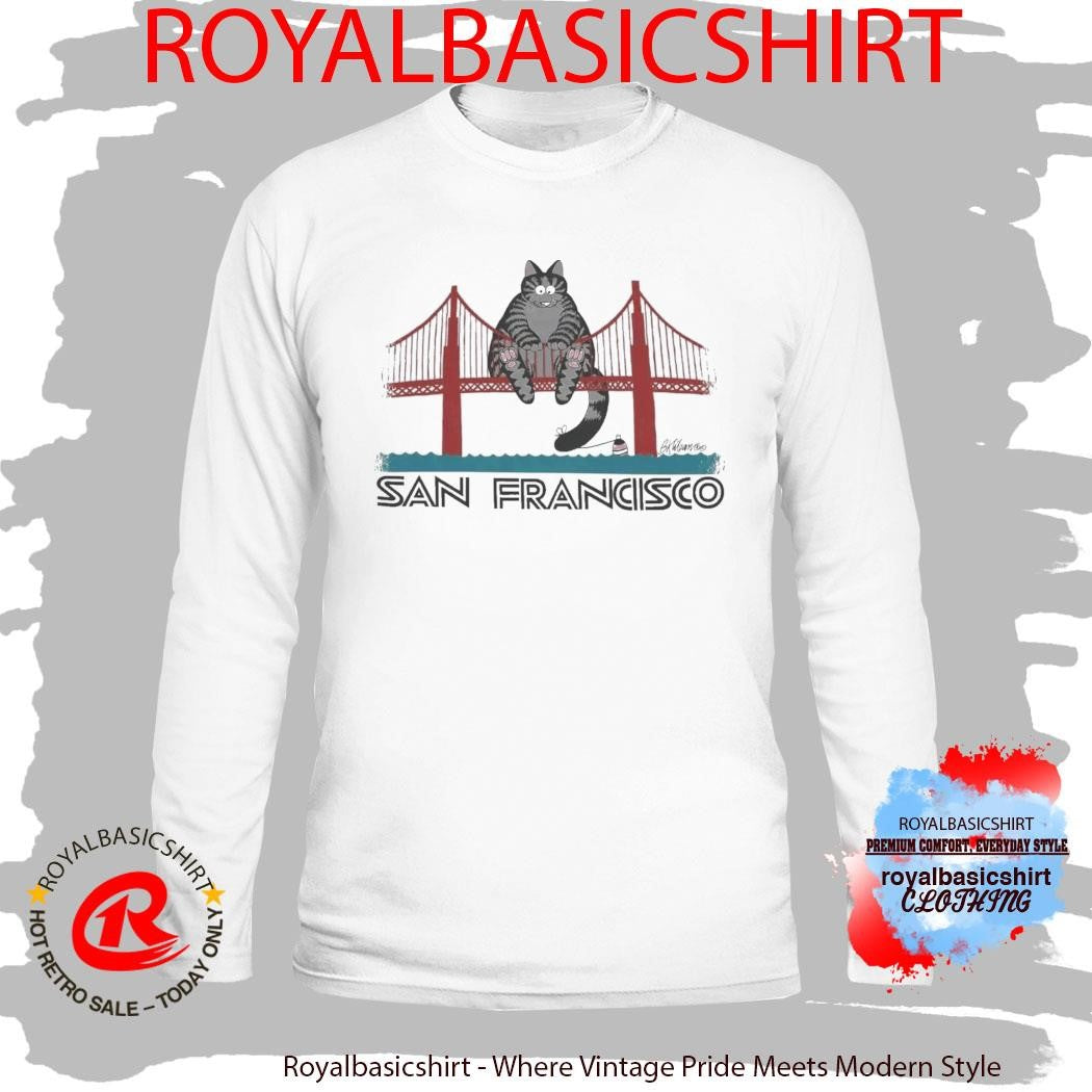 San Francisco Bridge Cat Shirt
