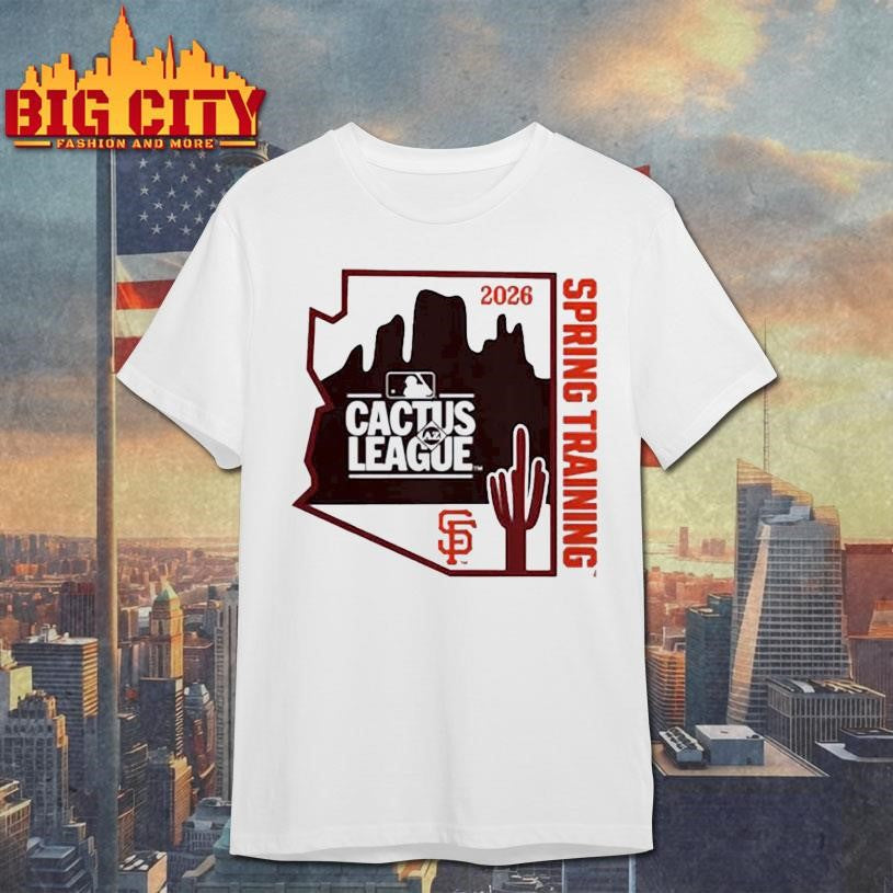 San Francisco Giants 2026 Spring Training Cactus League Influx Ball Bold Shirt