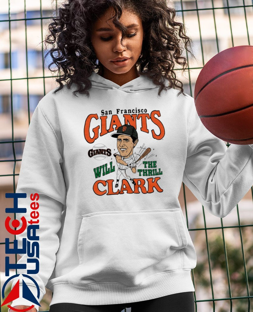 San Francisco Giants Will Clark The Thrill caricature shirt
