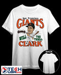 San Francisco Giants Will Clark The Thrill caricature shirt