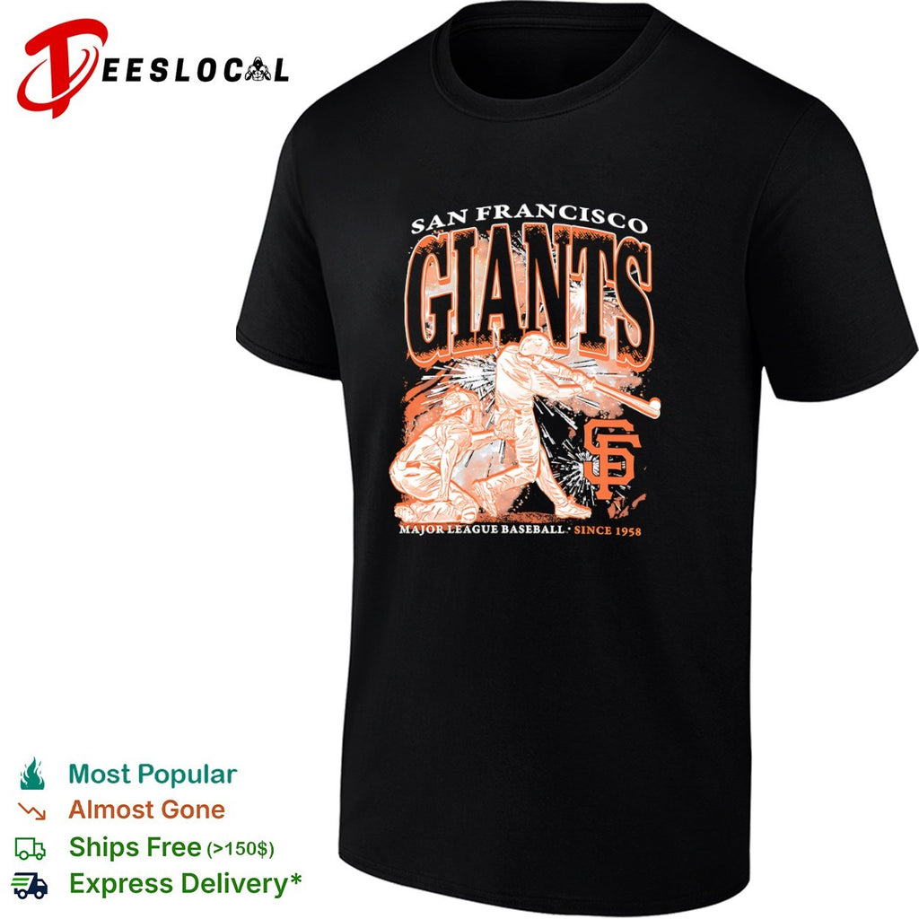 San Francisco Giants swinging batter Major League Baseball since 1958 shirt