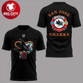 San Jose Sharks First Responders 2025-2026 Night Two Sided Shirt