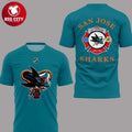 San Jose Sharks First Responders Night 2026 Celebrate New Year Two Sided Shirt
