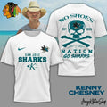 San Jose Sharks x Kenny Chesney No Shoes Nation Shirt