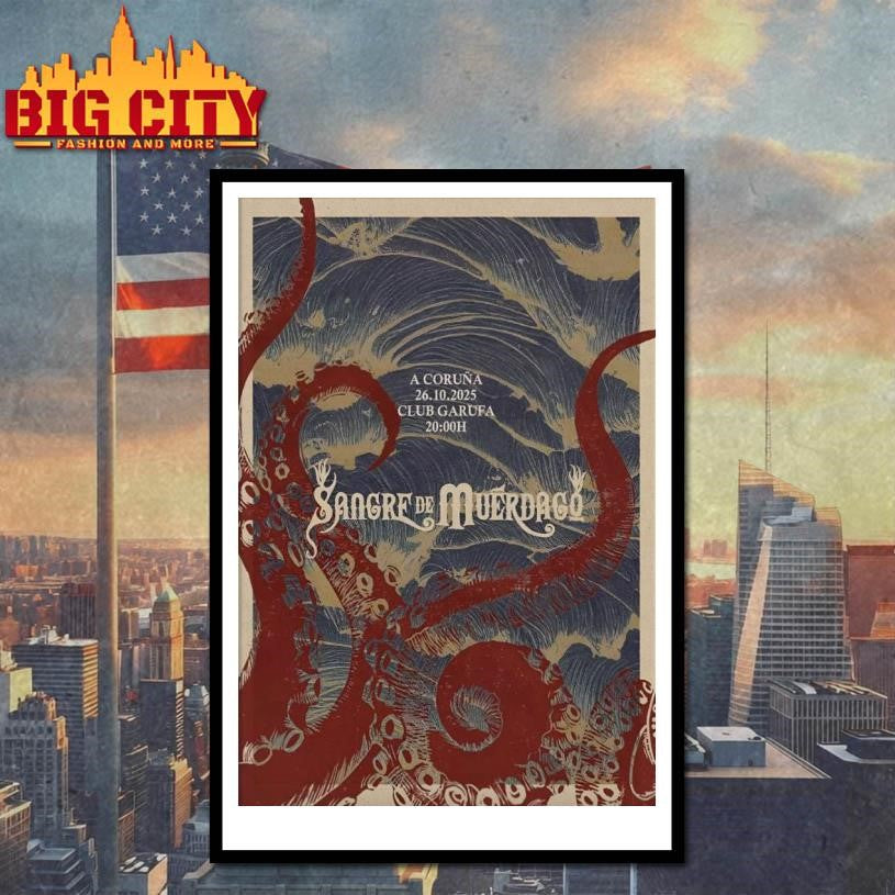 Sangre de Muérdago A Coruña Spain Tour On Oct 26 2025 Poster Shirt
